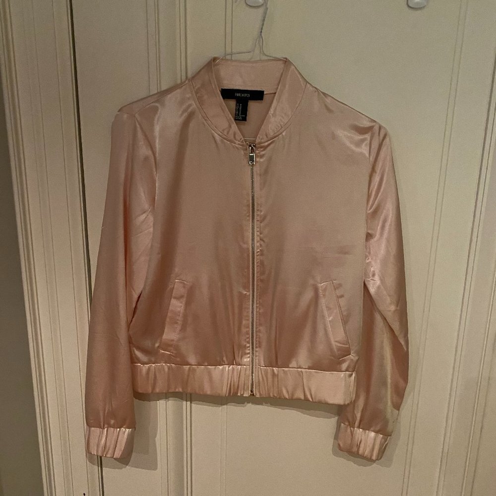 Forever 21 Pink Shiny Jacket